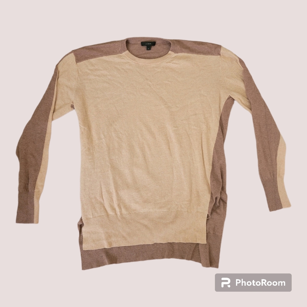 J. Crew Two-Toned Pink Sweater size M